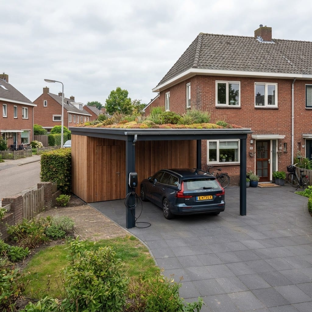 Carport met Berging
