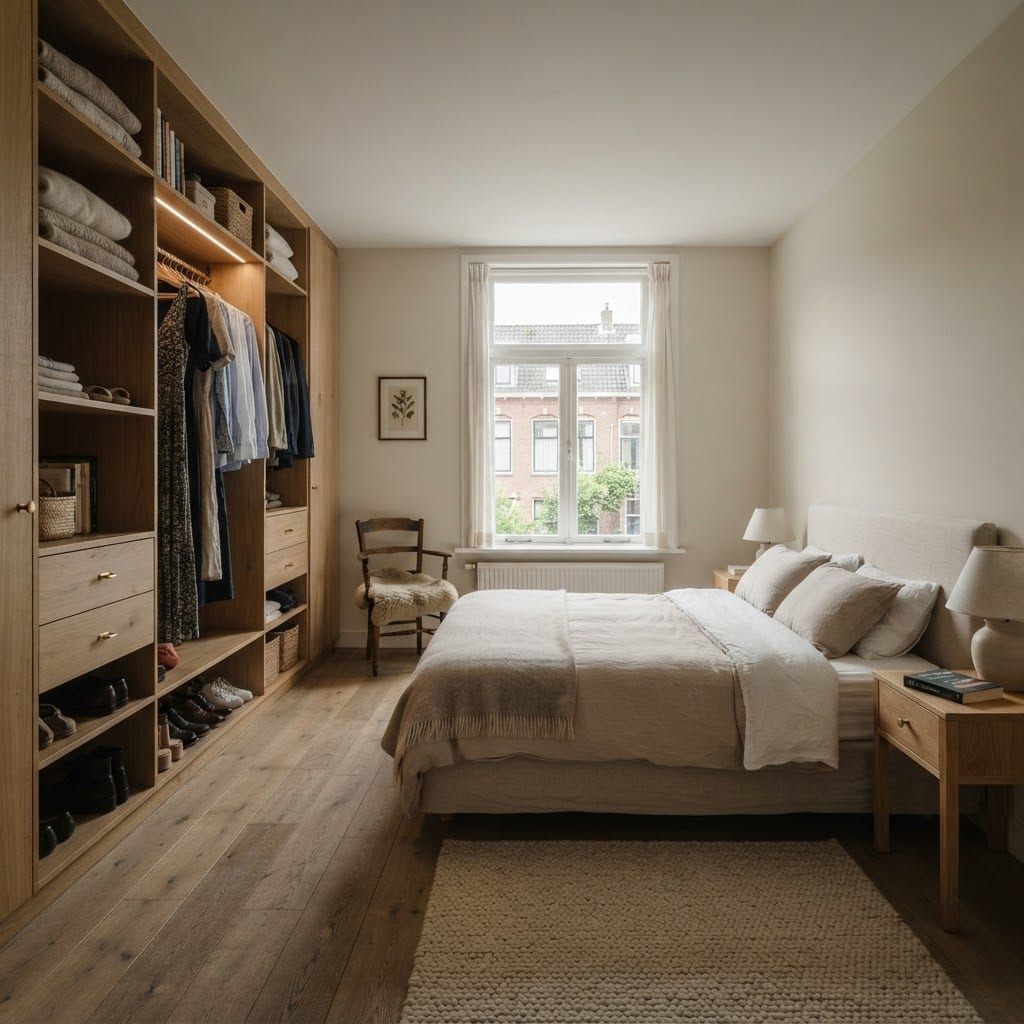 Slaapkamer met Inloopkast